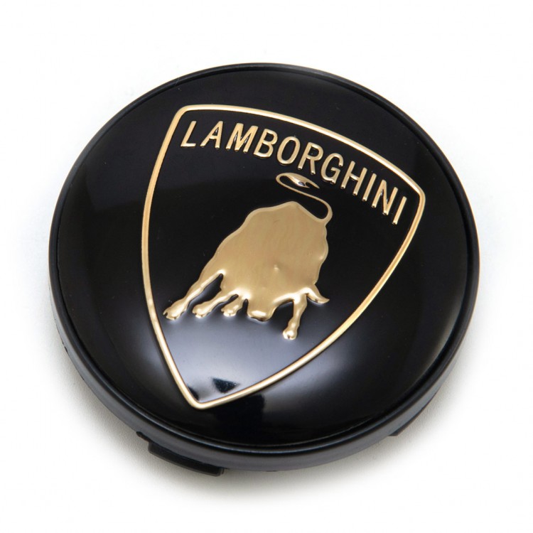 Колпачки для дисков Lamborghini 60/56/9 черный