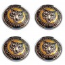 Колпачки на диски 62/56/8 хром со стикером Protect Tiger 