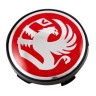 Колпачки ступичные Vauxhall 60/56/9 красный+хром 