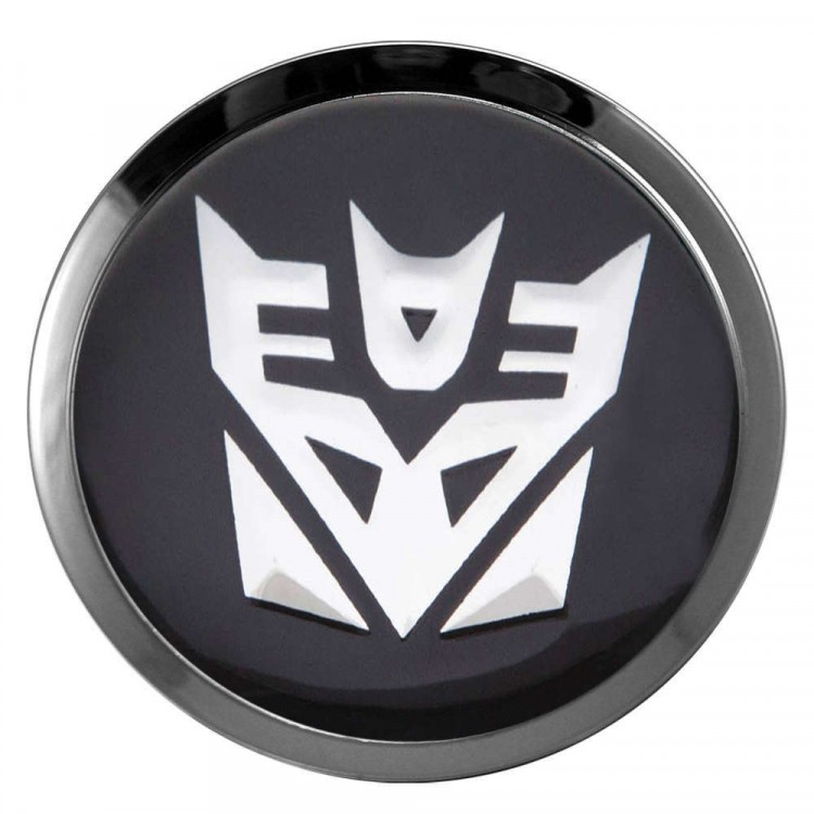 Заглушки для диска со стикером Трансформер Decepticon (64/60/6) черный