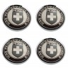 Колпачок на диски HRE 63/58/8 хром-черный 