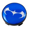 Колпачки ступичные Bat 60/56/9 синий+хром  