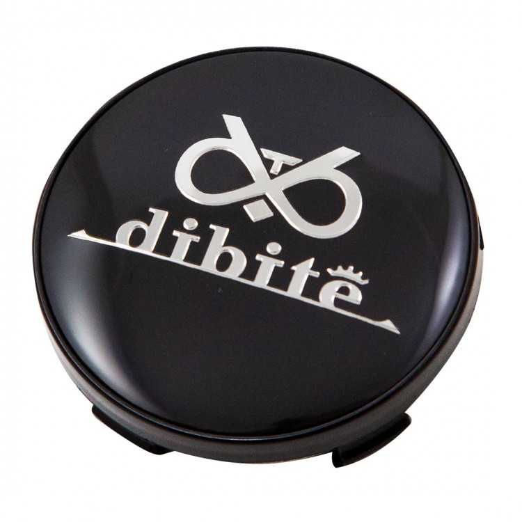Колпачки ступичные Dibite 60/56/9 черный+хром 