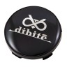 Колпачки ступичные Dibite 60/56/9 черный+хром 