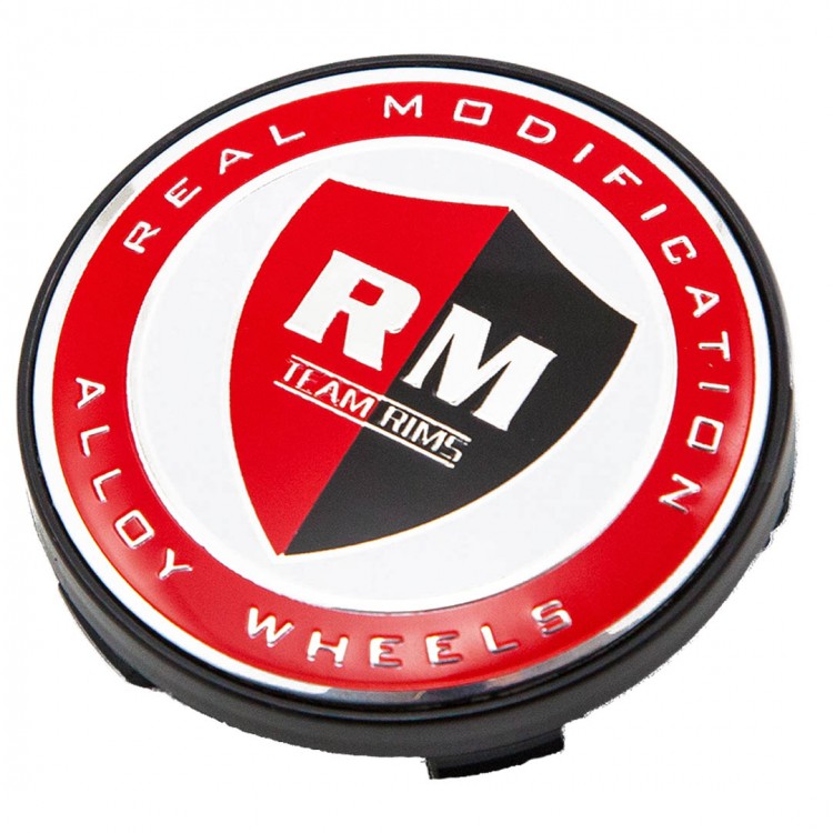 Колпачки ступичные RM 60/56/9 красный+хром 
