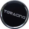 Колпачок ступицы TG Raicing хром/черный