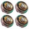 Заглушка ступицы Protect Lion 66/62/9 хром черный 