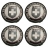 Колпачки на диски HRE 60/56/9 black chrome