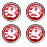 Колпачок ступицы Vauxhall (63/59/7) красный