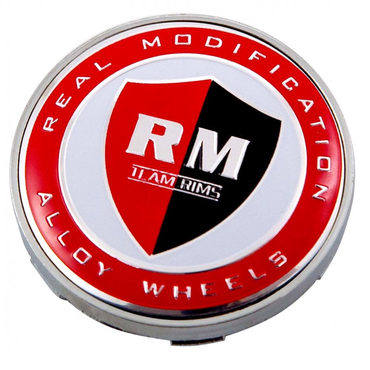 Колпачок ступицы RM 60/56/9 красный-хром 