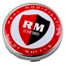 Колпачок ступицы RM 60/56/9 красный-хром 