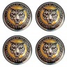 Колпачок ступицы Protect Tiger (63/59/7) хром черный