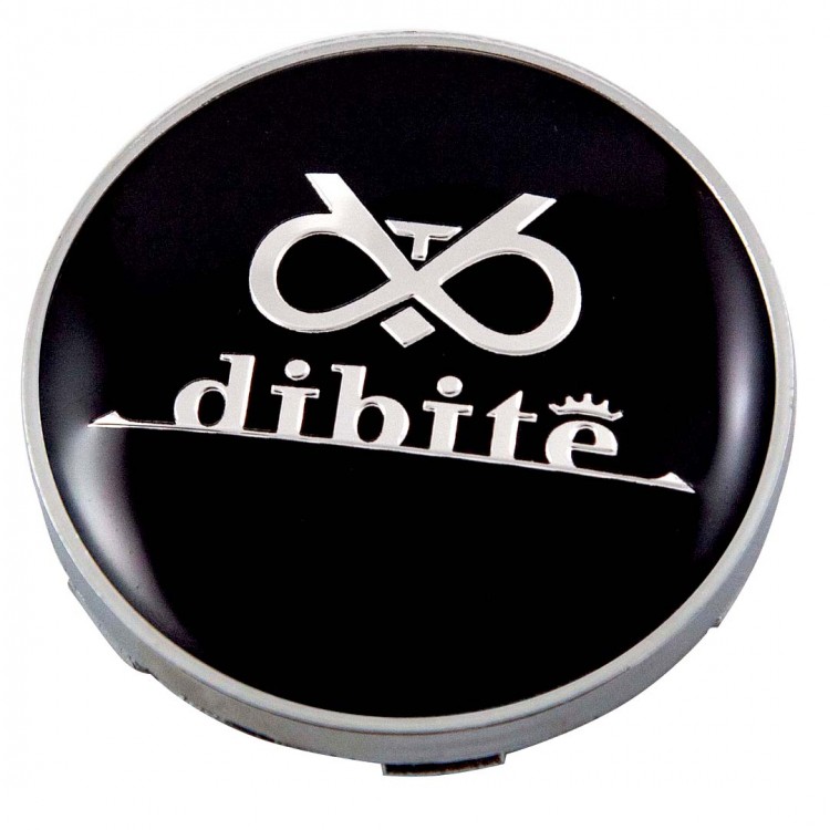Колпачок ступицы Dibite 60/56/9 черный-хром 