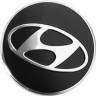Колпачок ступицы Hyundai K&amp;K (КиК) Рапид 63/55/6 черный