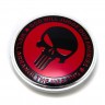 Колпачок на диски Punisher 60/55/7 черный и красный 