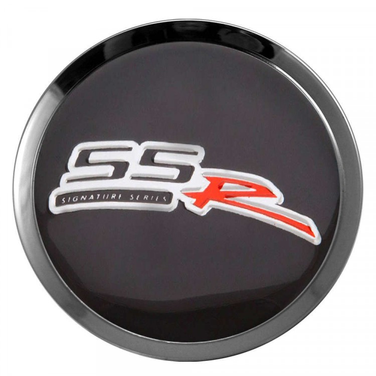 Заглушки для диска со стикером SSR-Wheels (64/60/6) черный 