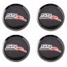 Заглушки для диска со стикером SSR-Wheels (64/60/6) черный 