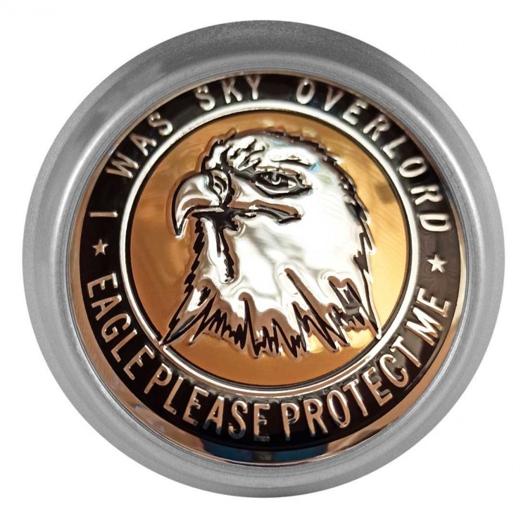 Колпачки на диски ВСМПО со стикером Protect Eagle 74/70/9