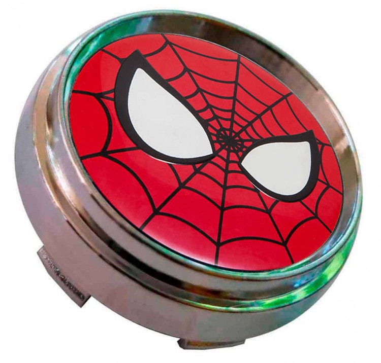 Заглушка ступицы Spiderman 66/62/9 красный 
