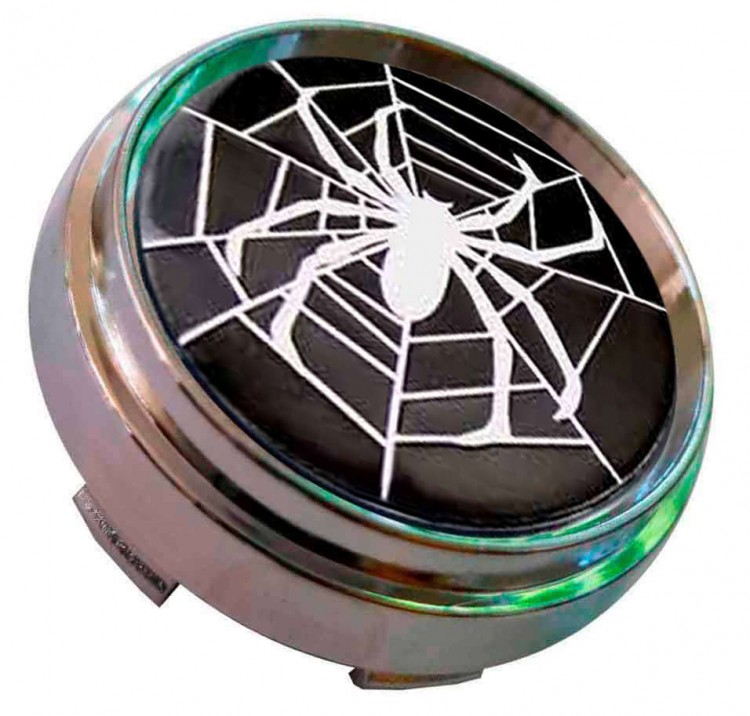 Заглушка ступицы Spider 66/62/9 черный 