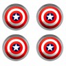 Заглушка на диски Captain America 74/70/9 