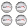 Заглушка на диски SSR-Wheels 74/70/9 хром